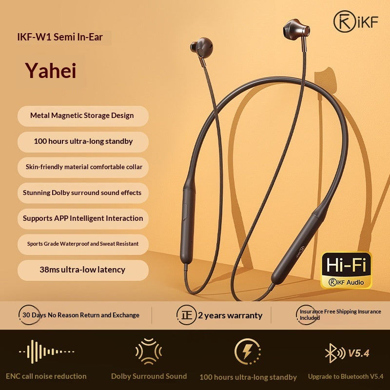 Wireless Neckband Bluetooth Earbuds For Running And Exercise