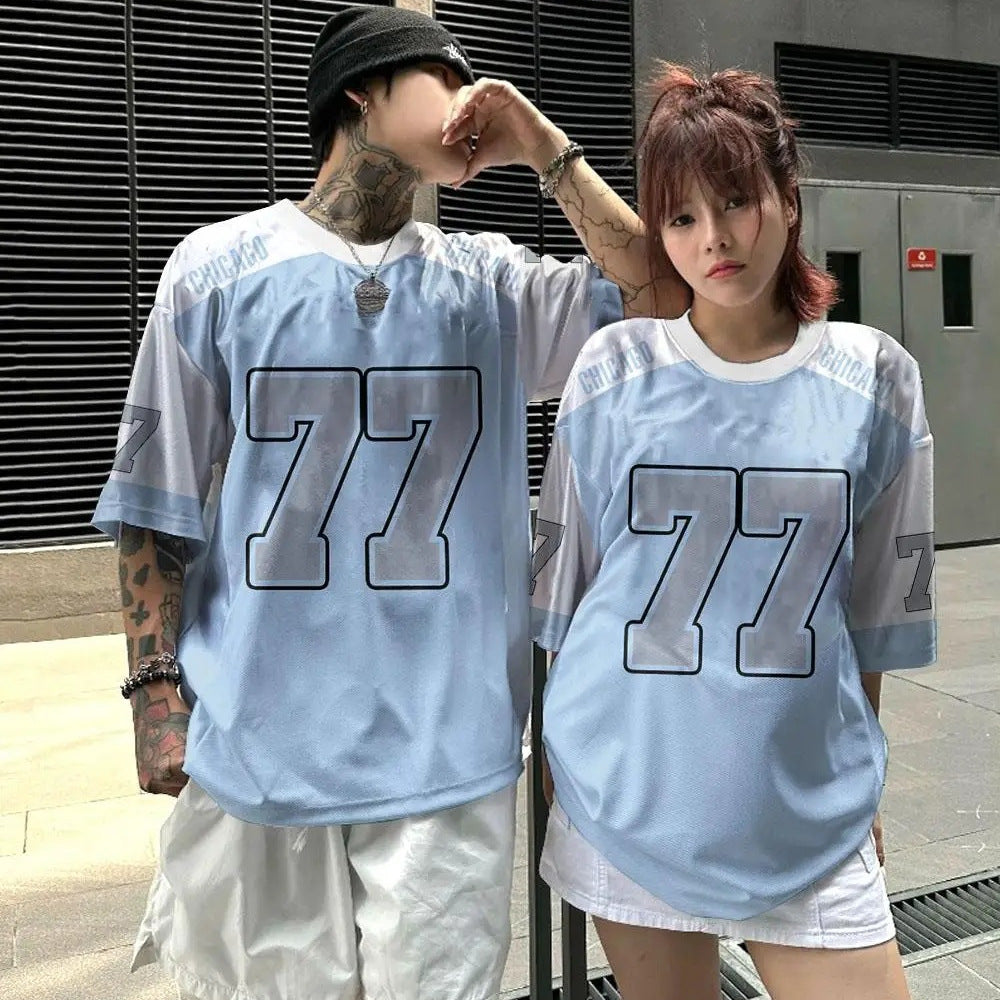 New Fashion Men's T-shirt 3D Digital Printing Basketball T-shirt Summer