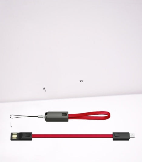 Fast charging cable keychain