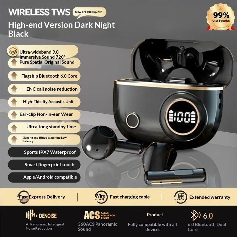 New Wireless Bluetooth Earbuds With Ultra-long Battery Life