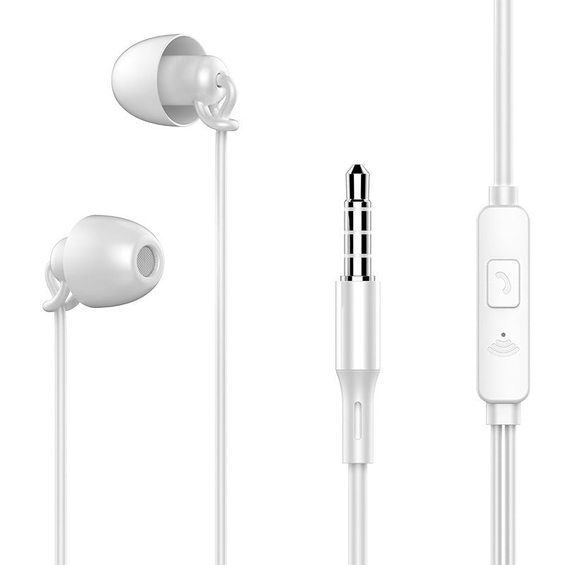 Soft silicone soundproof in-ear headphones