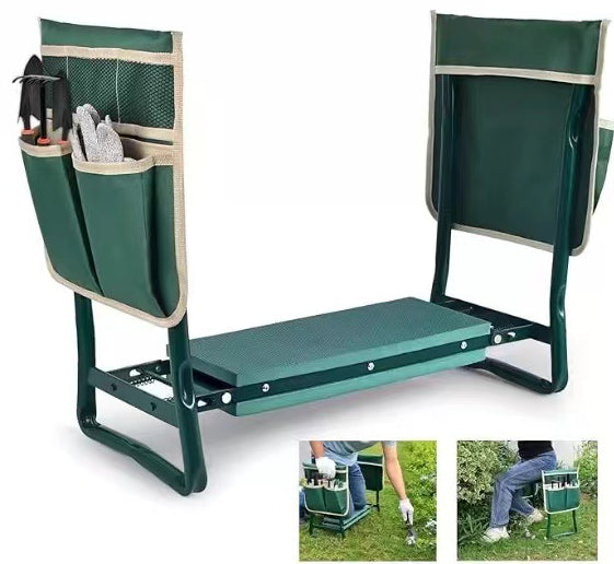 Garden Kneeling Stool Non-slip Garden Kneeling Chair With Tool Kit Folding Stool