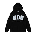 Floral Patch Embroidered Hoodie Men