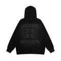 Gothic Letter Printed Hoodie Men