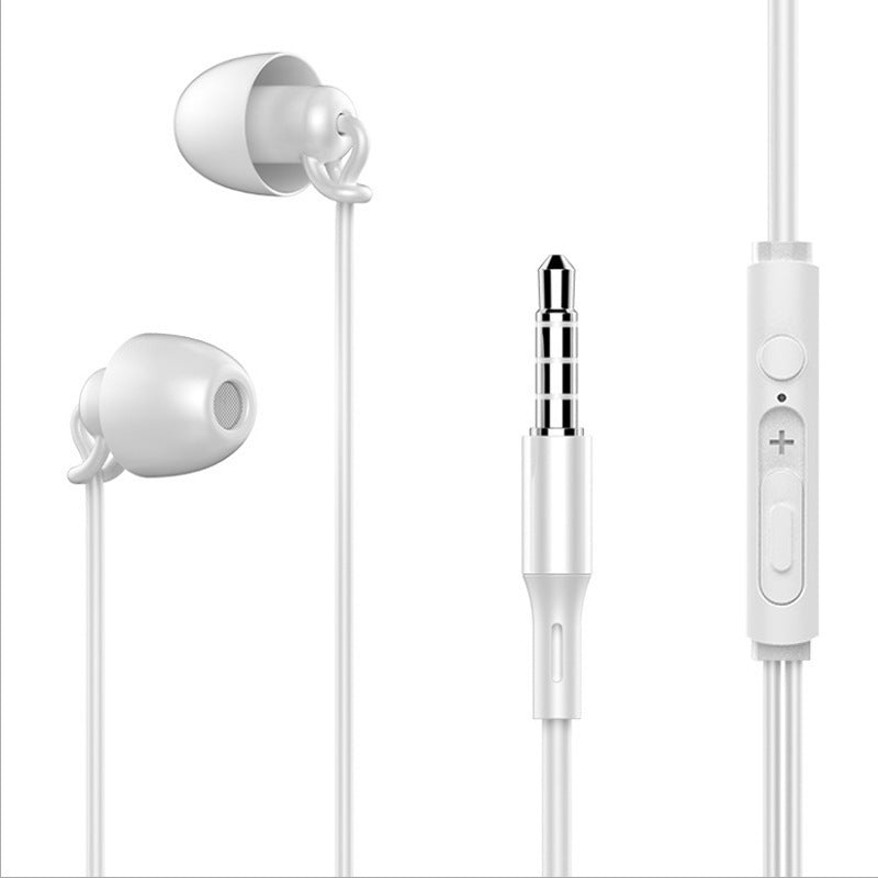 Soft silicone soundproof in-ear headphones
