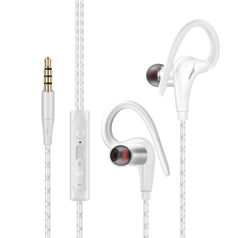 Wired Sports Headphones Ear-mounted Music Monitor Earphone Monitor Computer Cellphone