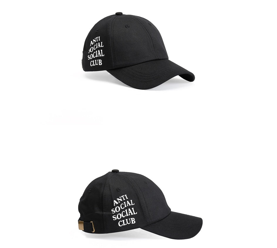 Spring Summer Black Hipster Man Wild Personality Embroidery Baseball  Male