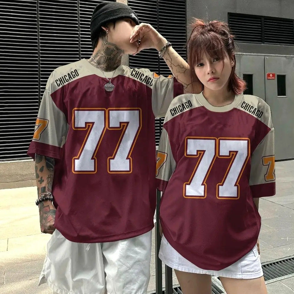 New Fashion Men's T-shirt 3D Digital Printing Basketball T-shirt Summer