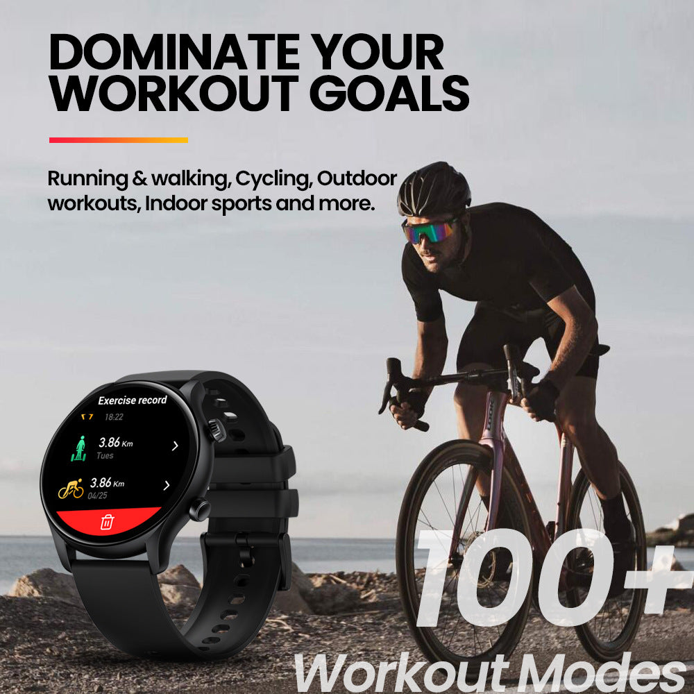 Smart Watch Bluetooth Calling Heart Rate Meter Step Fitness Tracking Unisex