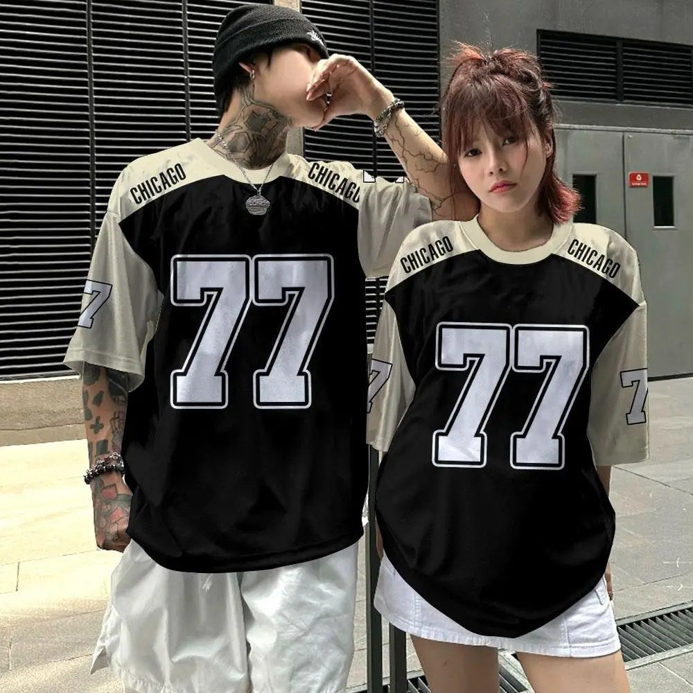 New Fashion Men's T-shirt 3D Digital Printing Basketball T-shirt Summer