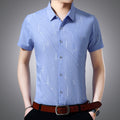 Iron-Free Casual Seamless Mens Lapel Shirt