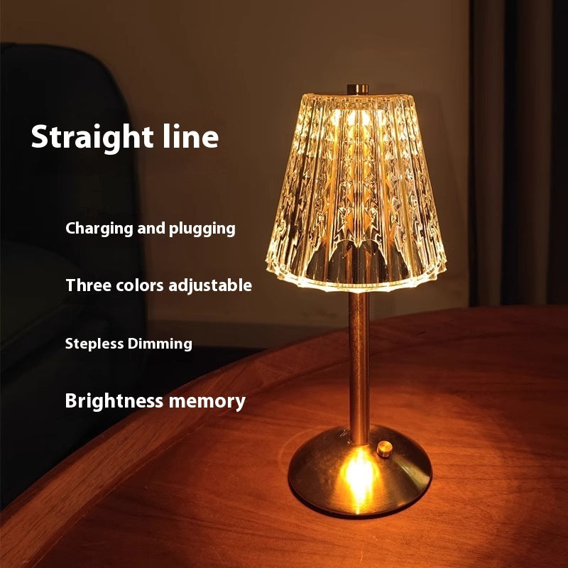 Simple Retro USB Rechargeable LED Desk Lamp